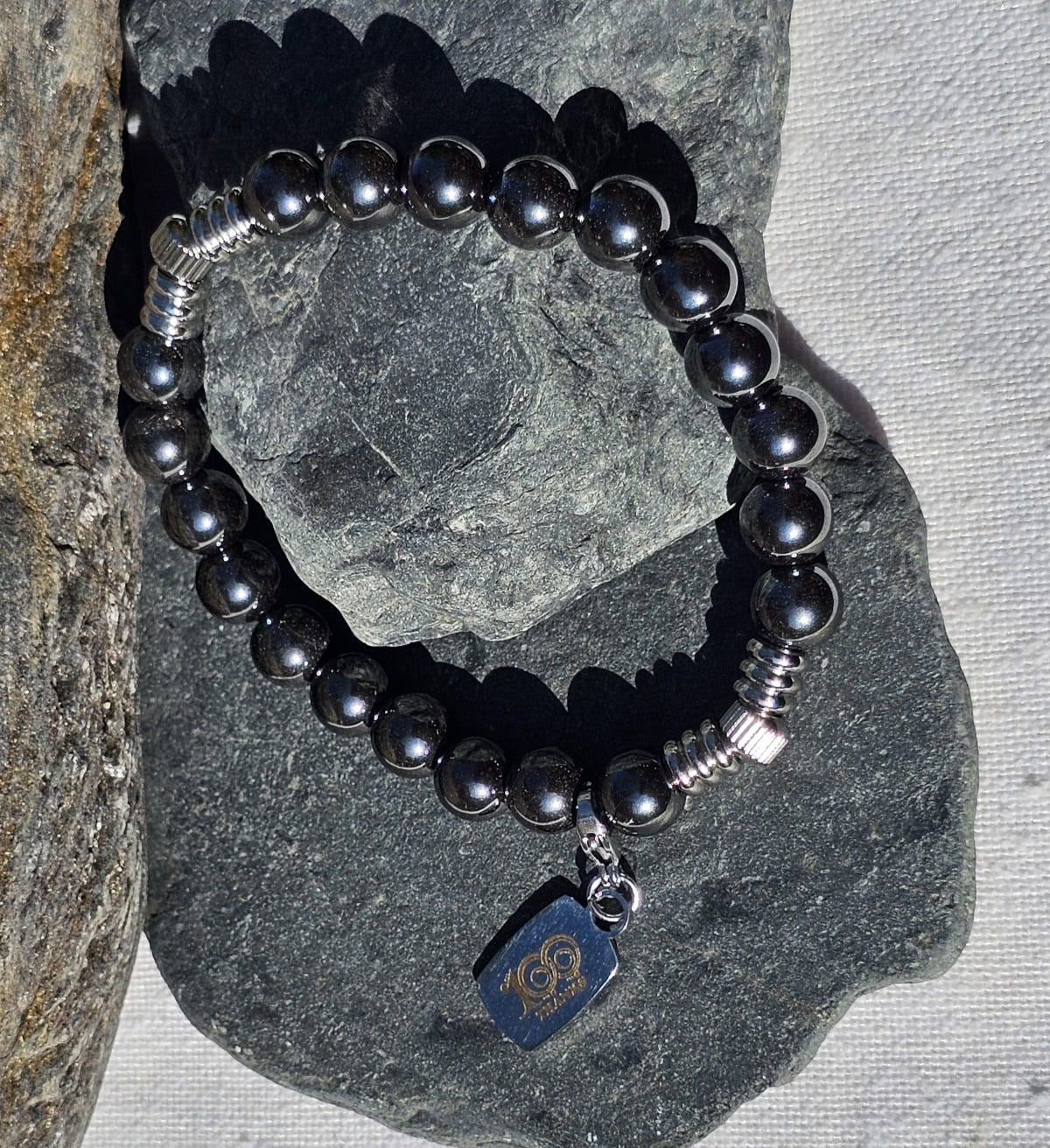 Pulsera 100 thanks Hematita