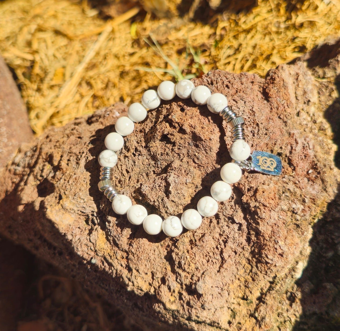 100 Thanks Howlite Bracelet