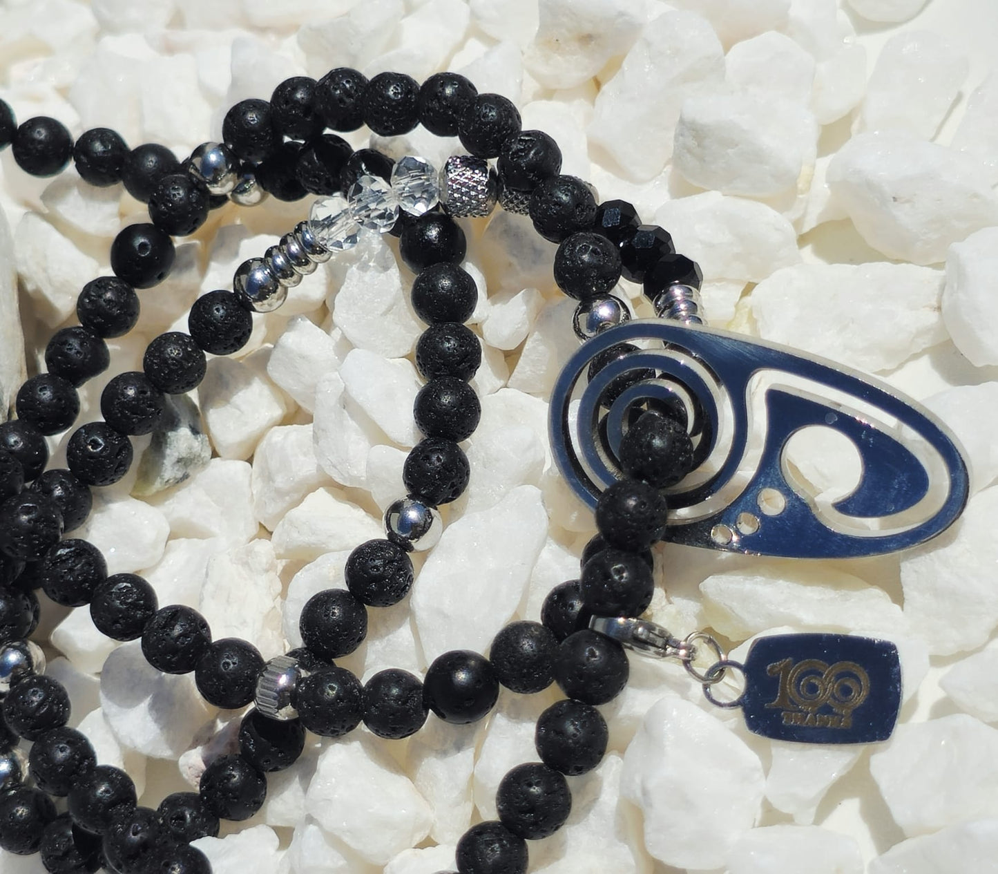 100Thanks Volcanic Lava Necklace