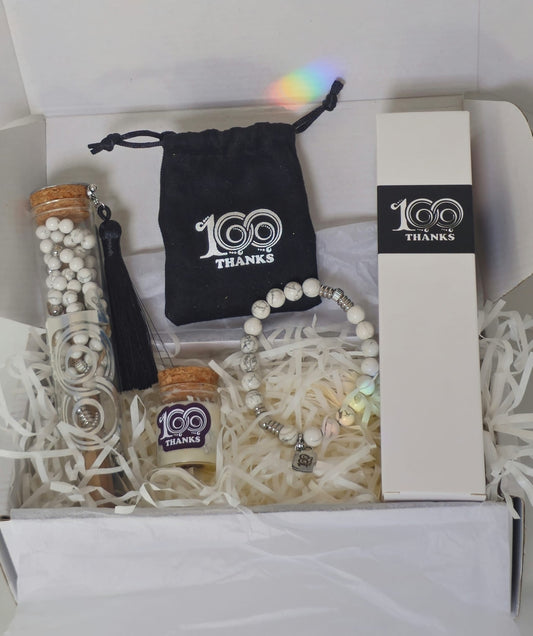 Kit de Gratitud 100 Thanks – Howlita blanca