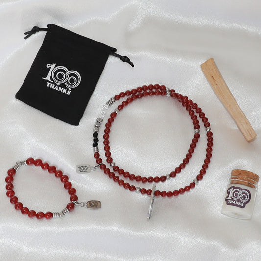 Kit de Gratitud 100 Thanks – Ágata roja