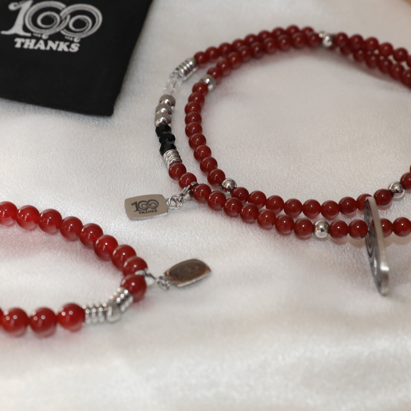 Kit de Gratitud 100 Thanks – Ágata roja