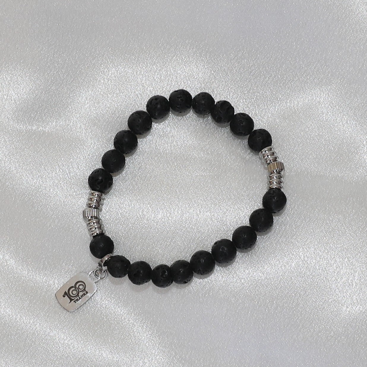 100 Thanks Volcanic Lava Bracelet