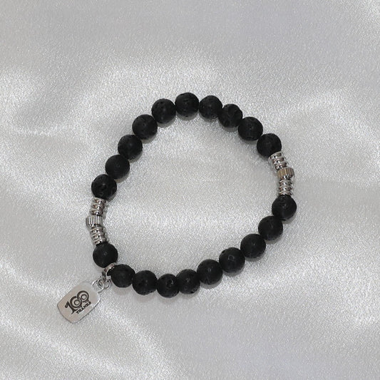 100 Thanks Volcanic Lava Bracelet
