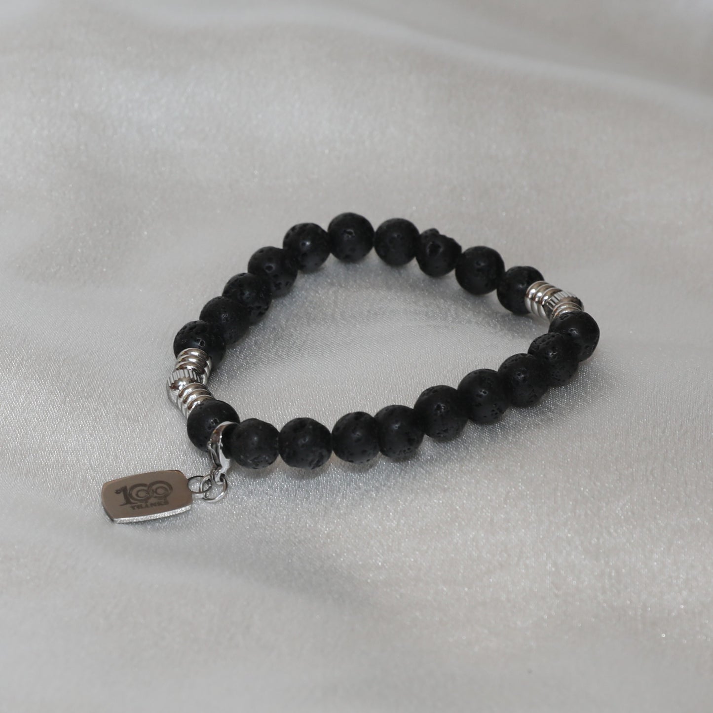 100 Thanks Volcanic Lava Bracelet