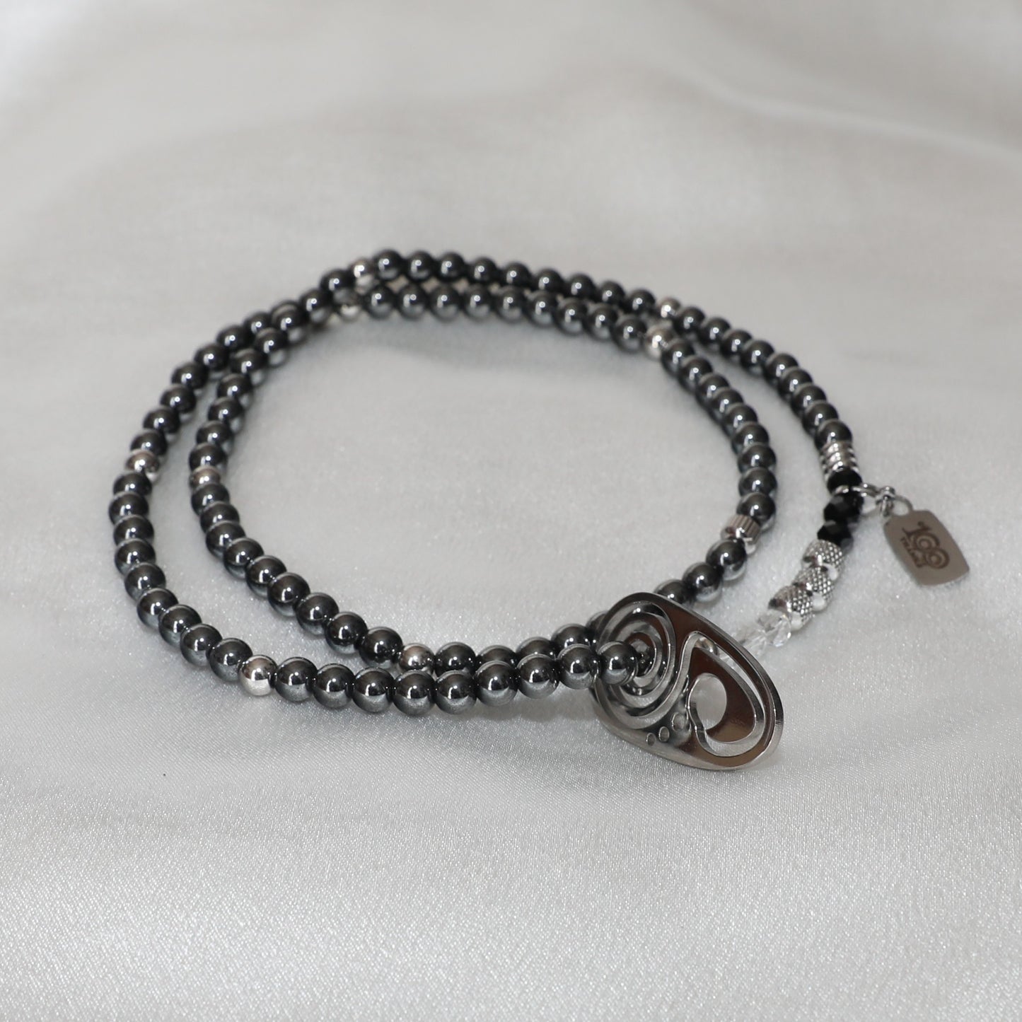 Collar 100 Thanks – Hematita