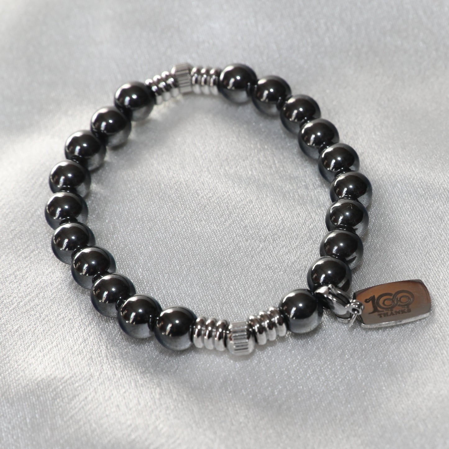 100 thanks Hematite Bracelet
