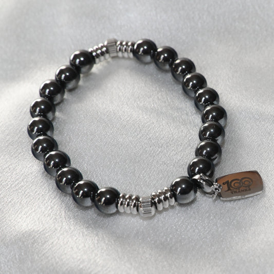 100 thanks Hematite Bracelet