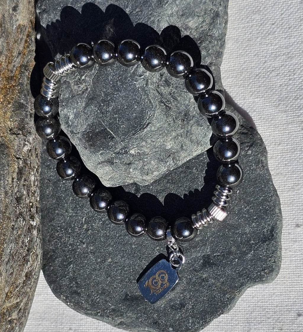 Pulsera 100 thanks Hematita
