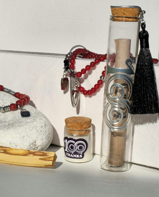 Kit de gratitud Ágata roja