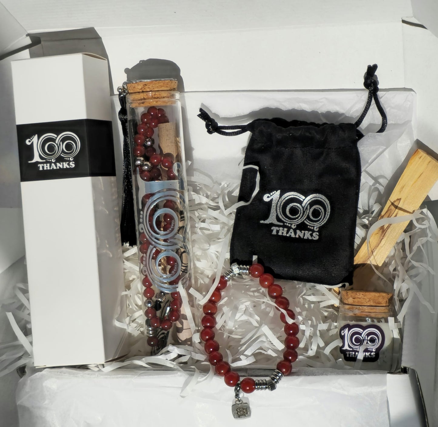 Kit de Gratitud 100 Thanks – Ágata roja