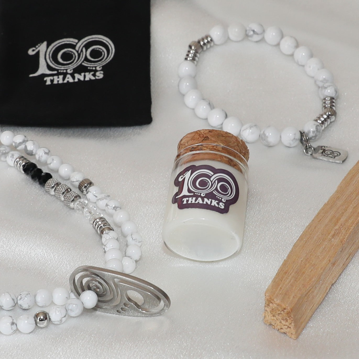 Kit de Gratitud 100 Thanks – Howlita blanca